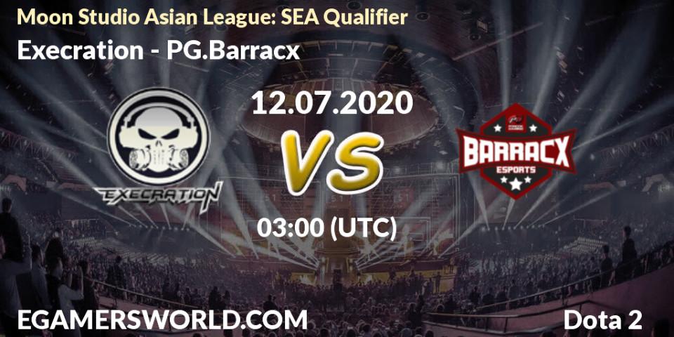 Execration vs PG.Barracx: Betting TIp, Match Prediction. 12.07.20. Dota 2, Moon Studio Asian League: SEA Qualifier