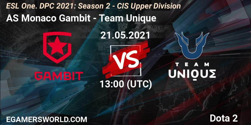 AS Monaco Gambit VS Team Unique