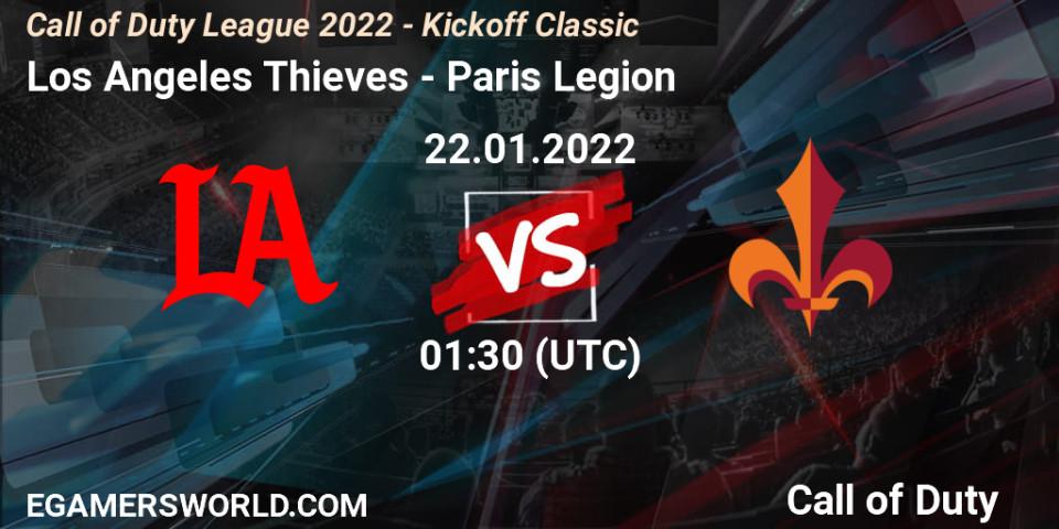 Los Angeles Thieves VS Paris Legion