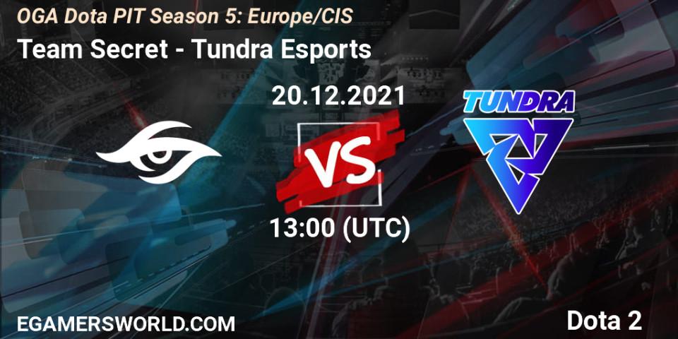 Team Secret VS Tundra Esports