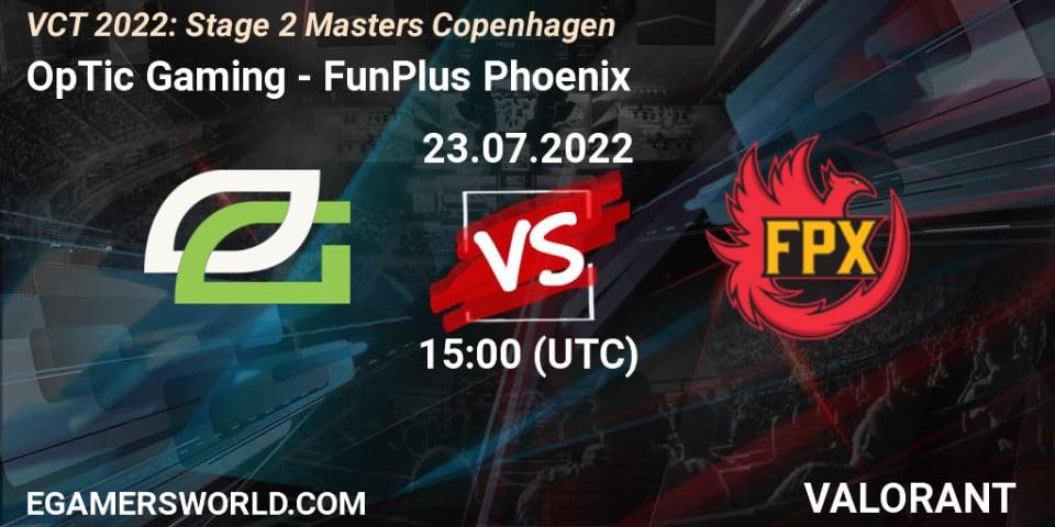 OpTic Gaming VS FunPlus Phoenix