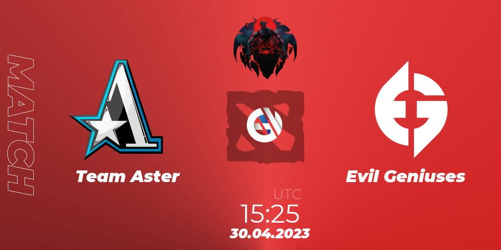 Team Aster VS Evil Geniuses