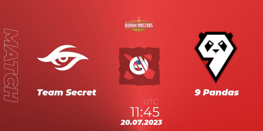 Team Secret VS 9 Pandas