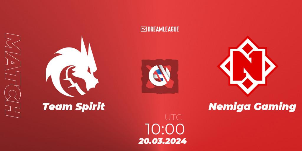 Team Spirit VS Nemiga Gaming