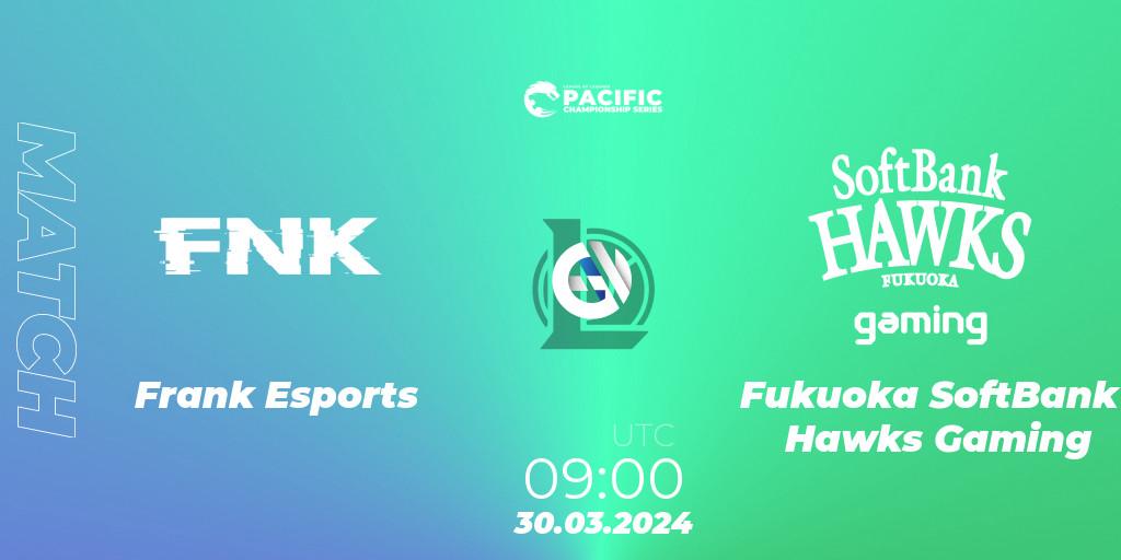 Frank Esports VS Fukuoka SoftBank Hawks Gaming