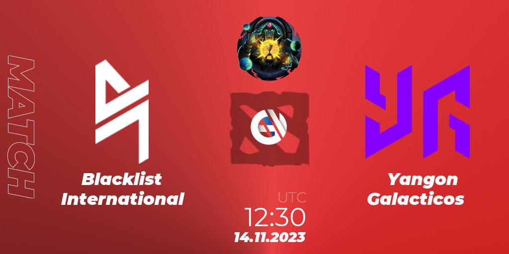 Blacklist International VS Yangon Galacticos