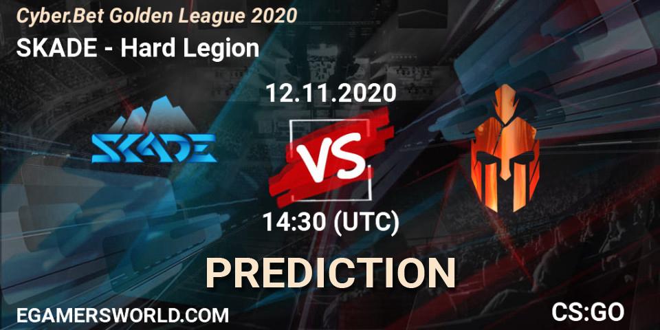 SKADE vs Hard Legion: Betting TIp, Match Prediction. 12.11.20. CS2 (CS:GO), Cyber.Bet Golden League 2020