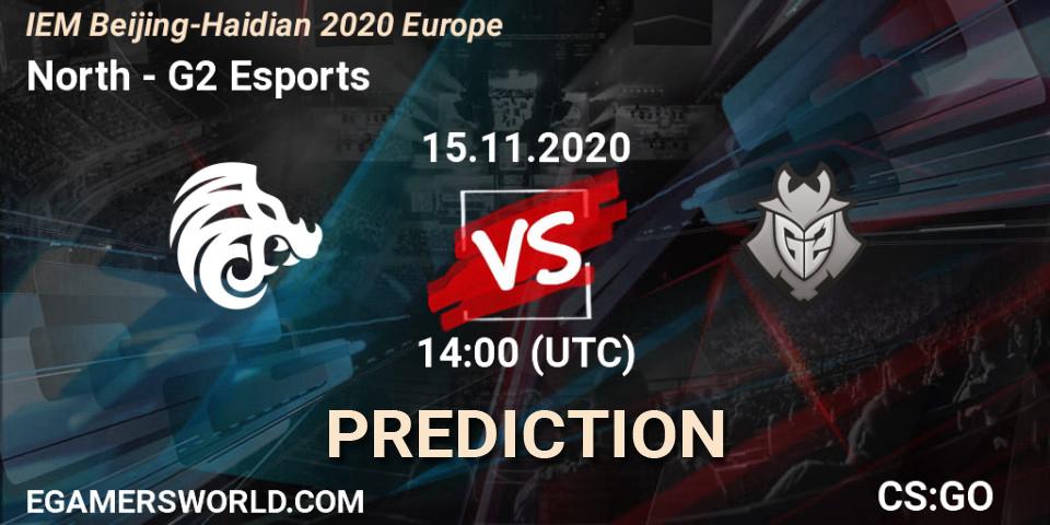 North vs G2 Esports: Betting TIp, Match Prediction. 15.11.20. CS2 (CS:GO), IEM Beijing-Haidian 2020 Europe