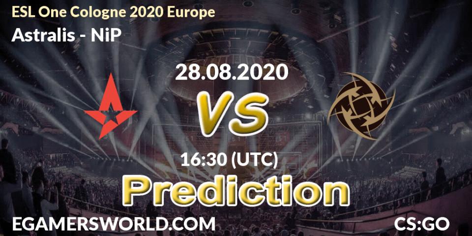 Astralis vs NiP: Betting TIp, Match Prediction. 28.08.20. CS2 (CS:GO), ESL One Cologne 2020 Europe