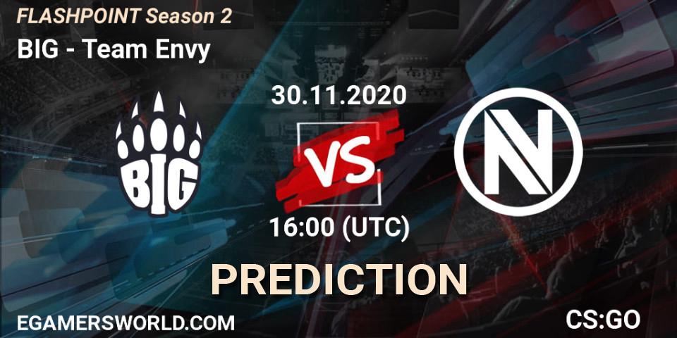 BIG vs Team Envy: Betting TIp, Match Prediction. 30.11.20. CS2 (CS:GO), Flashpoint Season 2