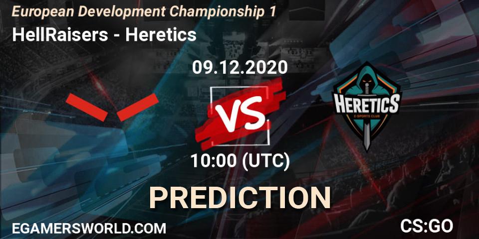 HellRaisers vs Heretics: Betting TIp, Match Prediction. 09.12.20. CS2 (CS:GO), European Development Championship 1