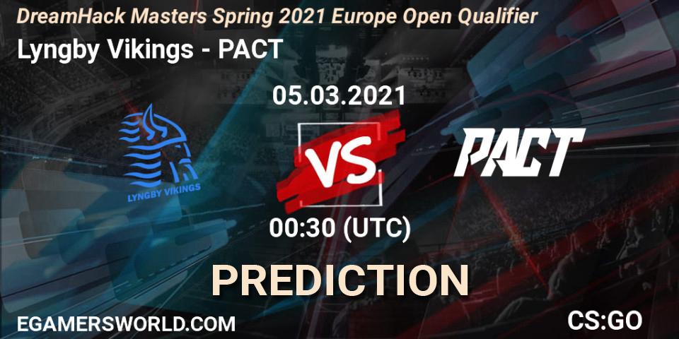 Lyngby Vikings vs Hard Legion: Betting TIp, Match Prediction. 05.03.21. CS2 (CS:GO), DreamHack Masters Spring 2021 Europe Open Qualifier