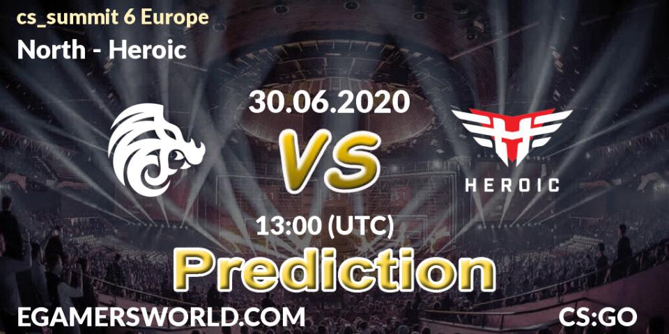 North vs Heroic: Betting TIp, Match Prediction. 30.06.20. CS2 (CS:GO), cs_summit 6 Europe