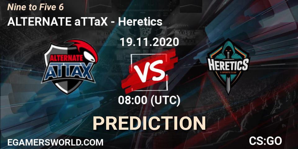 ALTERNATE aTTaX vs Heretics: Betting TIp, Match Prediction. 19.11.20. CS2 (CS:GO), Nine to Five 6