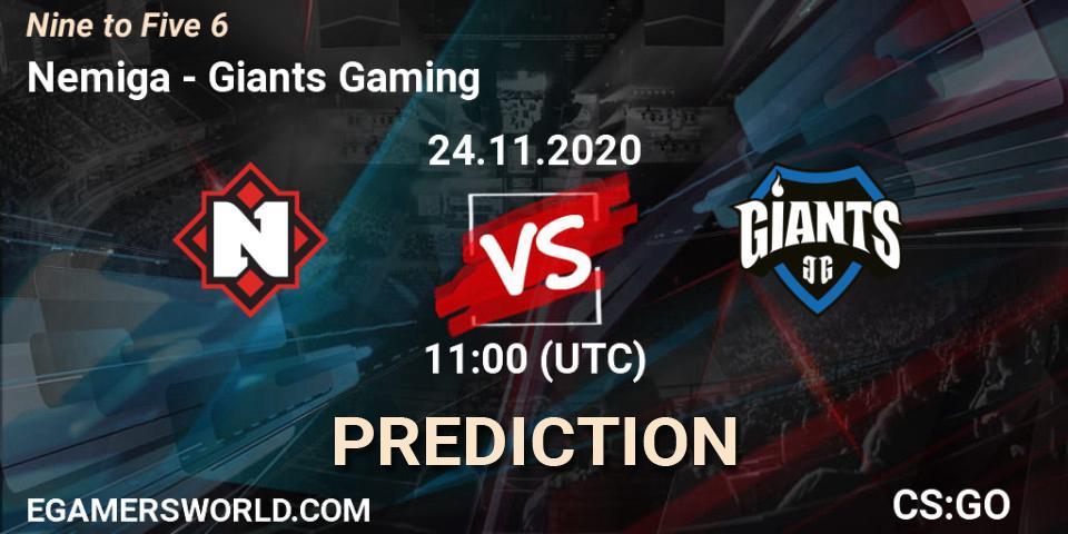 Nemiga vs Giants Gaming: Betting TIp, Match Prediction. 24.11.20. CS2 (CS:GO), Nine to Five 6