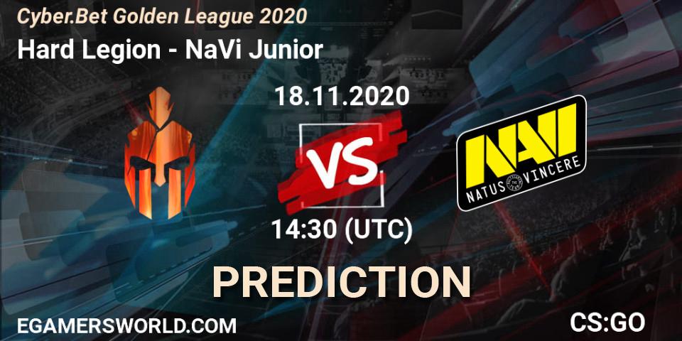 Hard Legion vs NaVi Junior: Betting TIp, Match Prediction. 18.11.20. CS2 (CS:GO), Cyber.Bet Golden League 2020