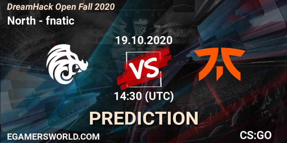 North vs fnatic: Betting TIp, Match Prediction. 19.10.20. CS2 (CS:GO), DreamHack Open Fall 2020
