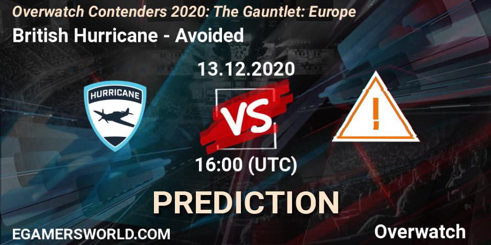 British Hurricane vs Avoided: Betting TIp, Match Prediction. 13.12.20. Overwatch, Overwatch Contenders 2020: The Gauntlet: Europe