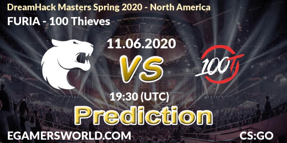 FURIA vs 100 Thieves: Betting TIp, Match Prediction. 11.06.20. CS2 (CS:GO), DreamHack Masters Spring 2020 - North America