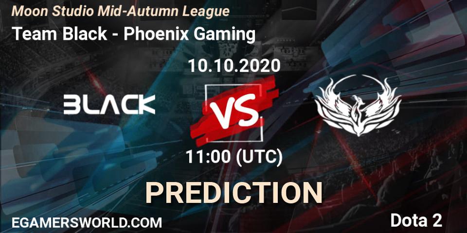 Team Black vs Phoenix Gaming: Betting TIp, Match Prediction. 10.10.20. Dota 2, Moon Studio Mid-Autumn League