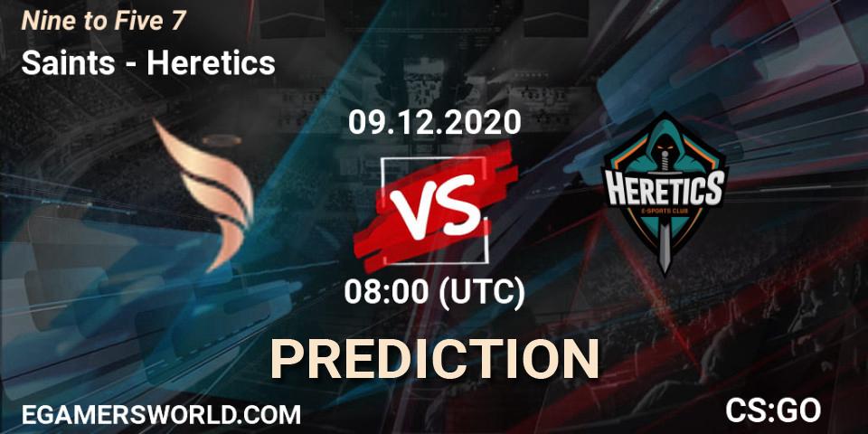 Saints vs Heretics: Betting TIp, Match Prediction. 09.12.20. CS2 (CS:GO), Nine to Five 7
