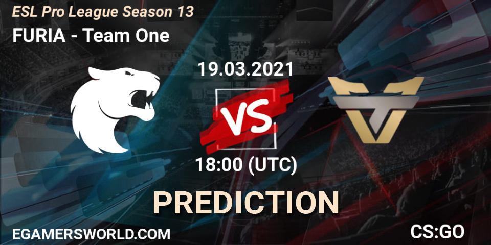 FURIA vs Team One: Betting TIp, Match Prediction. 19.03.21. CS2 (CS:GO), ESL Pro League Season 13