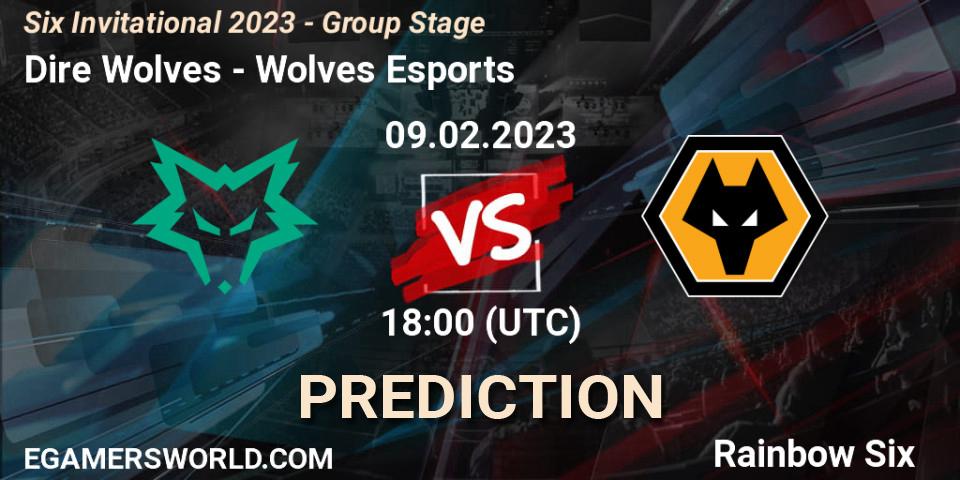 Dire Wolves vs Wolves Esports: Betting TIp, Match Prediction. 09.02.23. Rainbow Six, Six Invitational 2023 - Group Stage