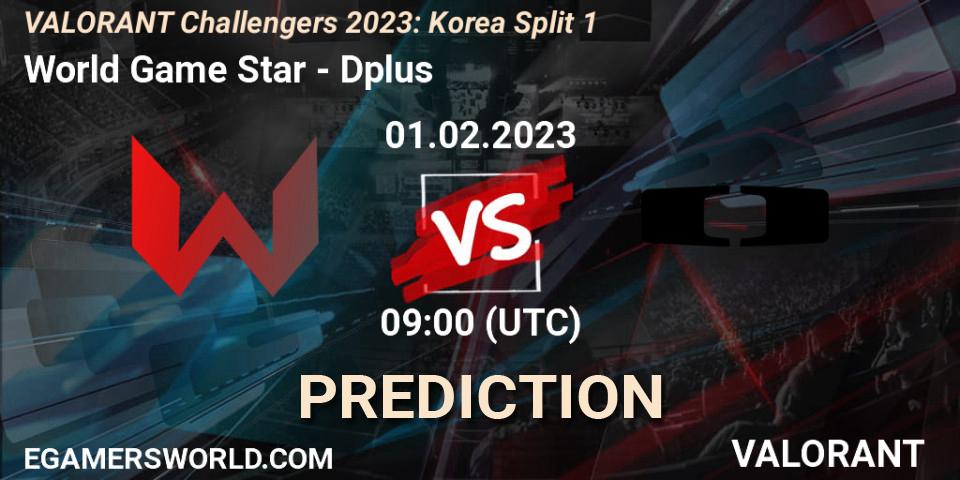 World Game Star vs Dplus: Betting TIp, Match Prediction. 01.02.23. VALORANT, VALORANT Challengers 2023: Korea Split 1