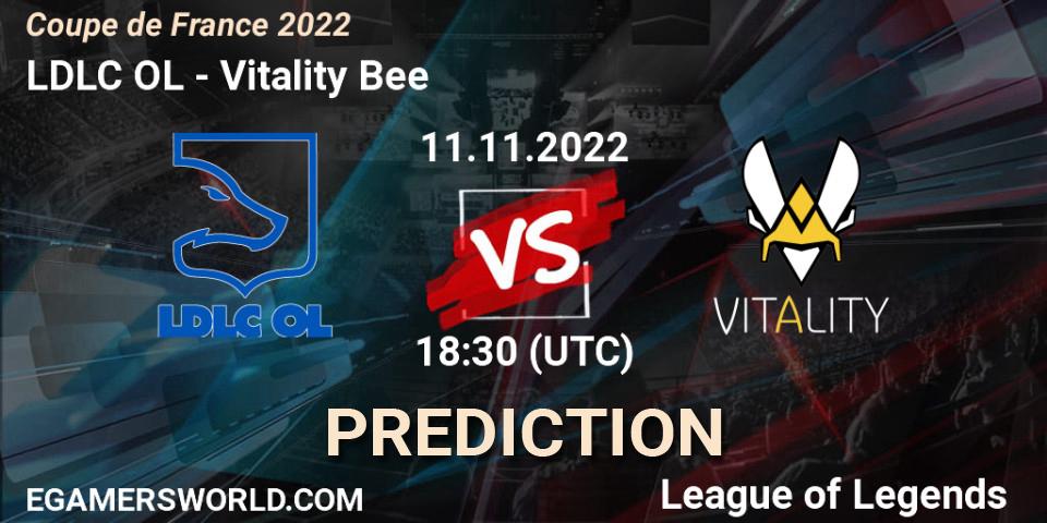 LDLC OL vs Vitality Bee: Betting TIp, Match Prediction. 11.11.22. LoL, Coupe de France 2022