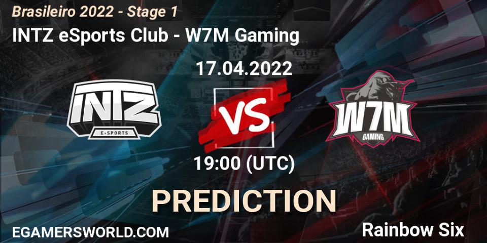 INTZ eSports Club vs W7M Gaming: Betting TIp, Match Prediction. 17.04.22. Rainbow Six, Brasileirão 2022 - Stage 1