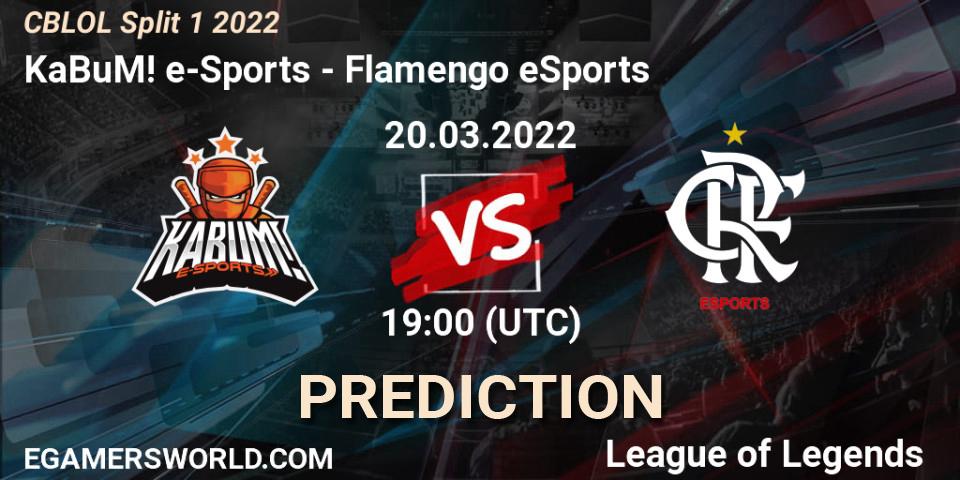 KaBuM! e-Sports vs Flamengo eSports: Betting TIp, Match Prediction. 20.03.22. LoL, CBLOL Split 1 2022