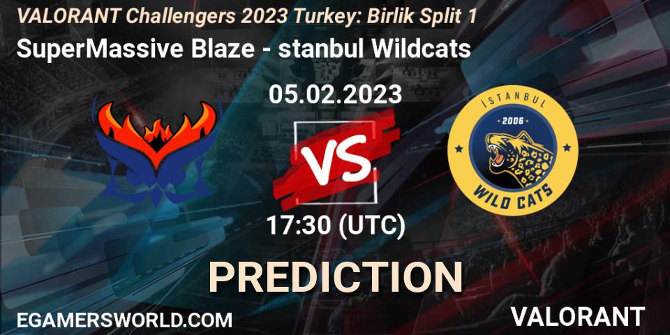 SuperMassive Blaze vs İstanbul Wildcats: Betting TIp, Match Prediction. 05.02.23. VALORANT, VALORANT Challengers 2023 Turkey: Birlik Split 1