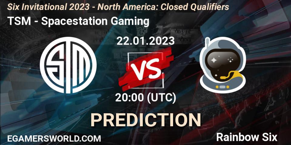 TSM vs Spacestation Gaming: Betting TIp, Match Prediction. 22.01.23. Rainbow Six, Six Invitational 2023 - North America: Closed Qualifiers