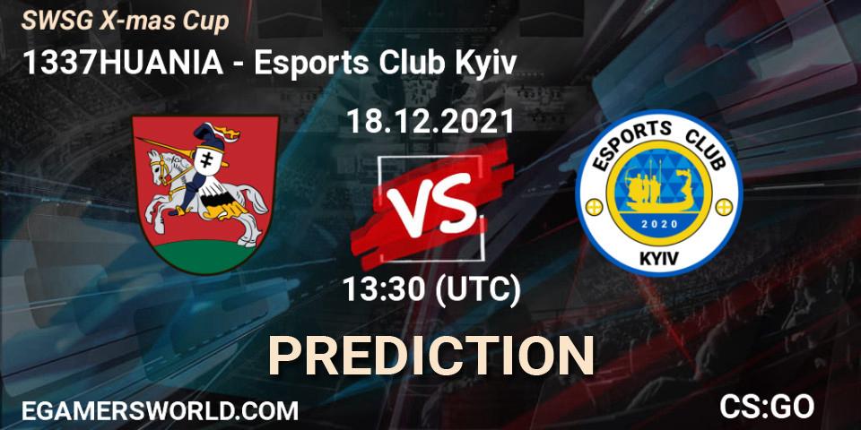 1337HUANIA vs Esports Club Kyiv: Betting TIp, Match Prediction. 18.12.21. CS2 (CS:GO), SWSG X-mas Cup