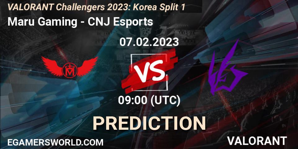 Maru Gaming vs CNJ Esports: Betting TIp, Match Prediction. 07.02.23. VALORANT, VALORANT Challengers 2023: Korea Split 1