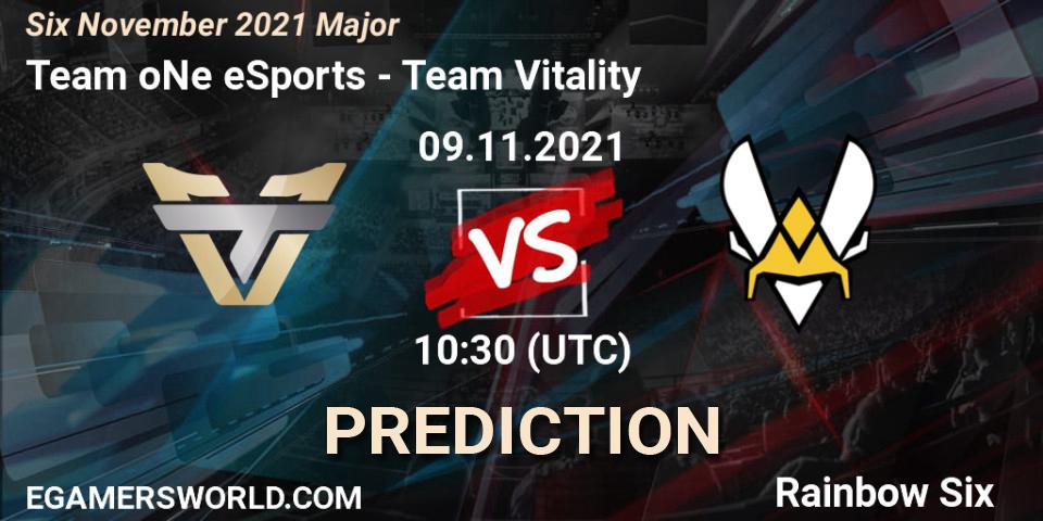 Team Vitality vs Team oNe eSports: Betting TIp, Match Prediction. 10.11.21. Rainbow Six, Six Sweden Major 2021