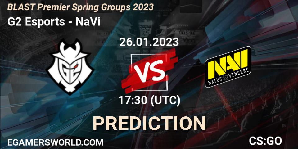 G2 Esports vs NaVi: Betting TIp, Match Prediction. 26.01.23. CS2 (CS:GO), BLAST Premier Spring Groups 2023