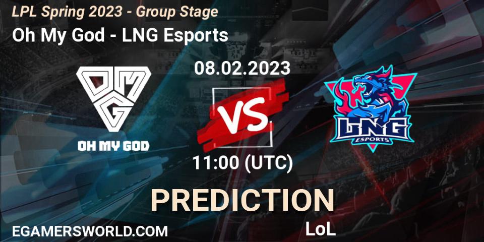 Oh My God vs LNG Esports: Betting TIp, Match Prediction. 08.02.23. LoL, LPL Spring 2023 - Group Stage