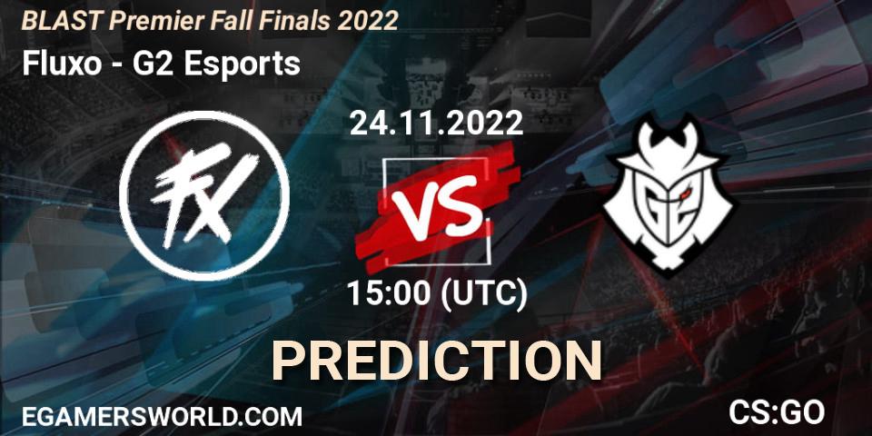 Fluxo vs G2 Esports: Betting TIp, Match Prediction. 24.11.22. CS2 (CS:GO), BLAST Premier Fall Finals 2022