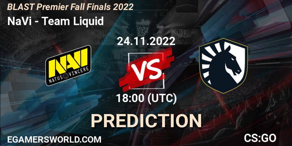 NaVi vs Team Liquid: Betting TIp, Match Prediction. 24.11.22. CS2 (CS:GO), BLAST Premier Fall Finals 2022