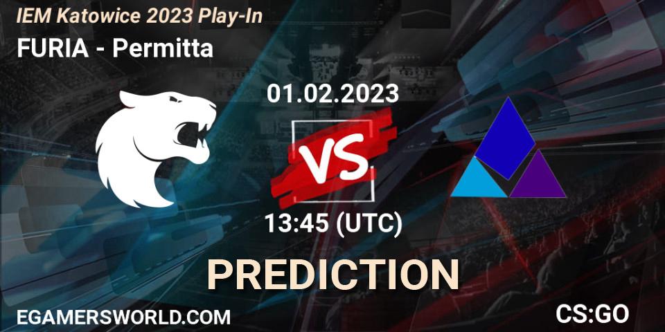 FURIA vs Permitta: Betting TIp, Match Prediction. 01.02.23. CS2 (CS:GO), IEM Katowice 2023 Play-In