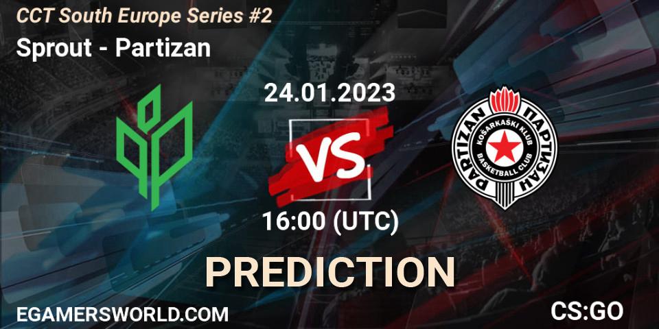 Sprout vs Partizan: Betting TIp, Match Prediction. 24.01.23. CS2 (CS:GO), CCT South Europe Series #2