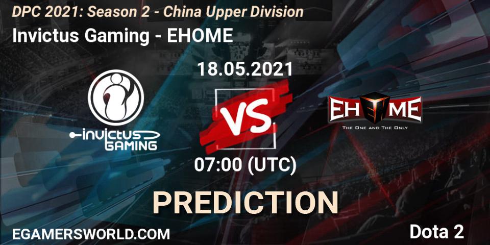 Invictus Gaming vs EHOME: Betting TIp, Match Prediction. 18.05.21. Dota 2, DPC 2021: Season 2 - China Upper Division