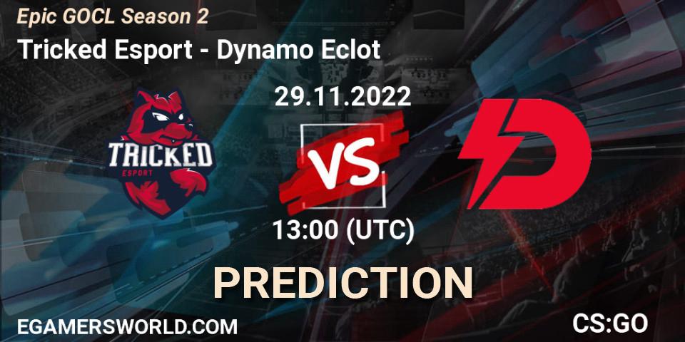 Tricked Esport vs Dynamo Eclot: Betting TIp, Match Prediction. 29.11.22. CS2 (CS:GO), Epic GOCL Season 2