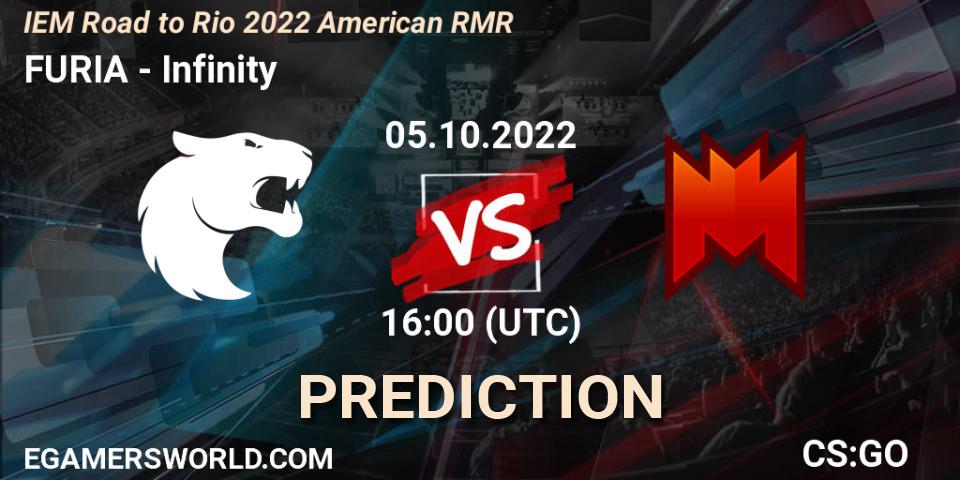 FURIA vs Infinity: Betting TIp, Match Prediction. 05.10.22. CS2 (CS:GO), IEM Road to Rio 2022 American RMR