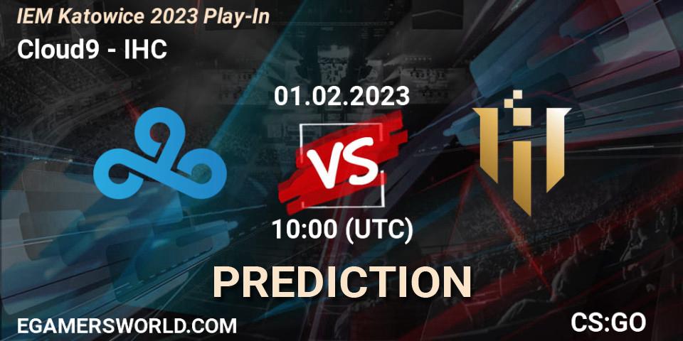Cloud9 vs IHC: Betting TIp, Match Prediction. 01.02.23. CS2 (CS:GO), IEM Katowice 2023 Play-In
