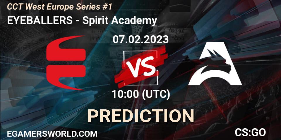 EYEBALLERS vs Spirit Academy: Betting TIp, Match Prediction. 07.02.23. CS2 (CS:GO), CCT West Europe Series #1