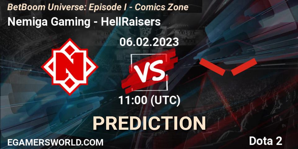 Nemiga Gaming vs HellRaisers: Betting TIp, Match Prediction. 06.02.23. Dota 2, BetBoom Universe: Episode I - Comics Zone