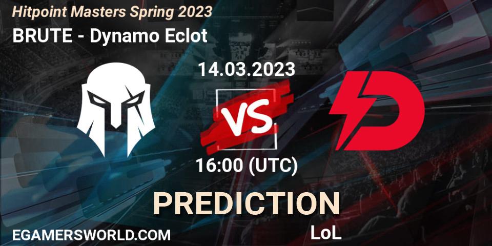 BRUTE vs Dynamo Eclot: Betting TIp, Match Prediction. 17.02.23. LoL, Hitpoint Masters Spring 2023