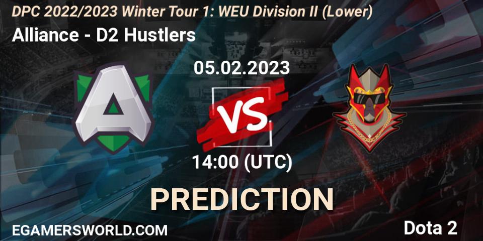 Alliance vs D2 Hustlers: Betting TIp, Match Prediction. 05.02.23. Dota 2, DPC 2022/2023 Winter Tour 1: WEU Division II (Lower)